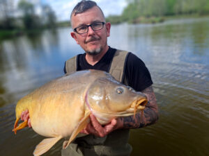 Nice to see the fish coming out in the day, we'll done Mike 41lb 2oz the barbels are massive.